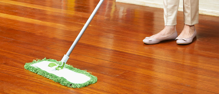 Clean and maintain the laminate floor