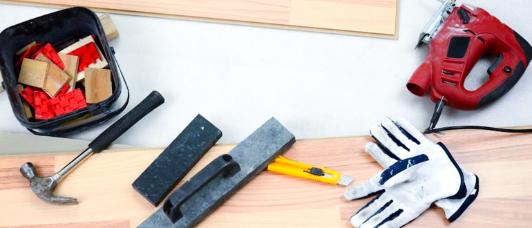 Gather Proper Tools and safety Gear to remove wood flooring