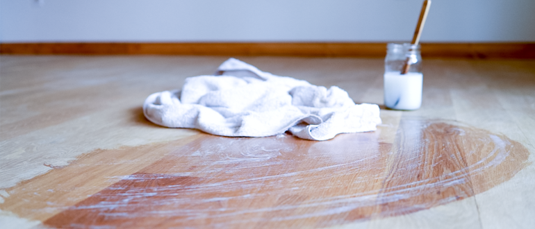 DIY Project to Make Wood Floors Less Slippery